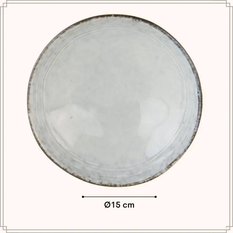 OTIX Soepkommen 6 Stuks Blauw 15cm Soeptassen Keramiek BLUEBELL 6 OTIX Soepkommen 6 Stuks Blauw 15cm Soeptassen Keramiek BLUEBELL - Afbeelding 6