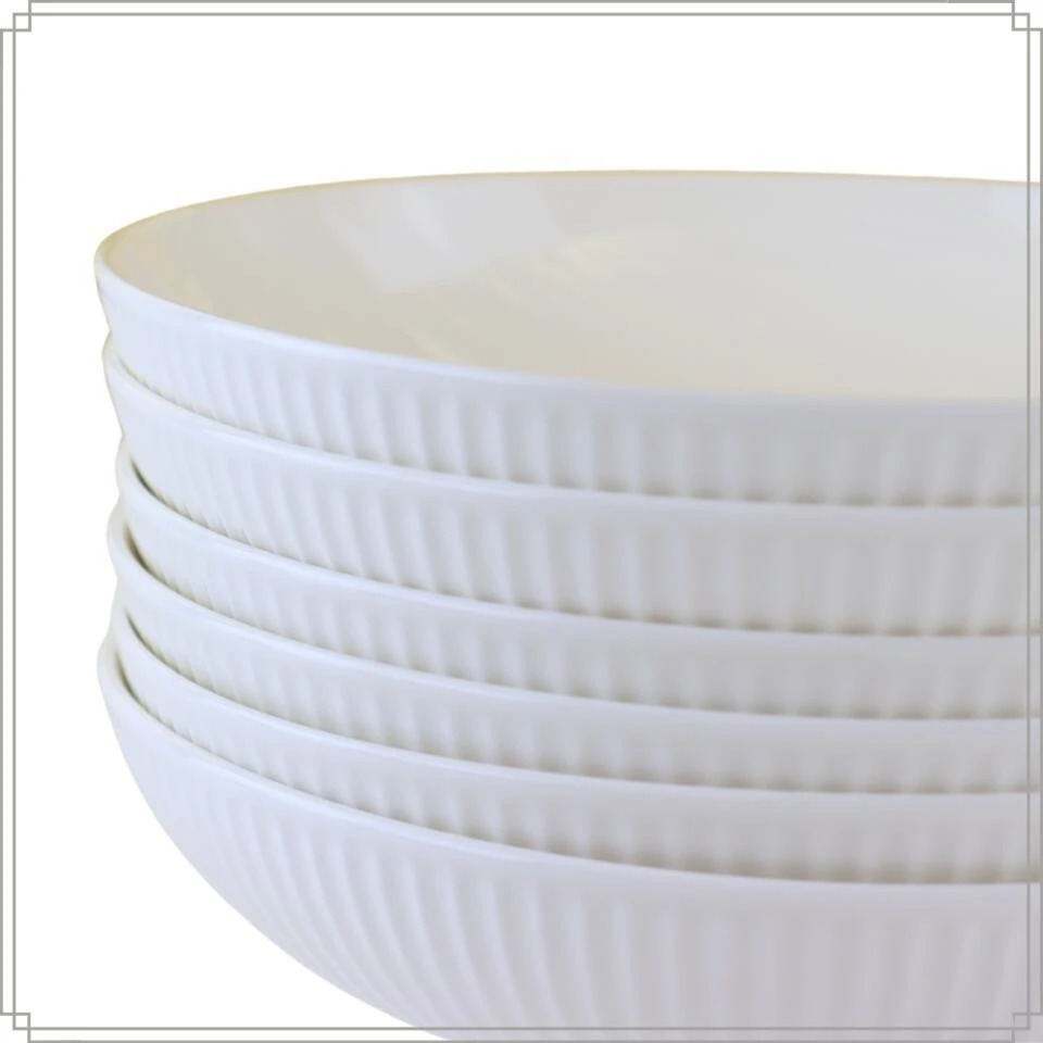 OTIX Pastaborden Bordenset 6 Persoons Diepe Borden Soepborden 20cm Wit Porsel... 6 OTIX Pastaborden Bordenset 6 Persoons Diepe Borden Soepborden 20cm Wit Porsel... - Afbeelding 6