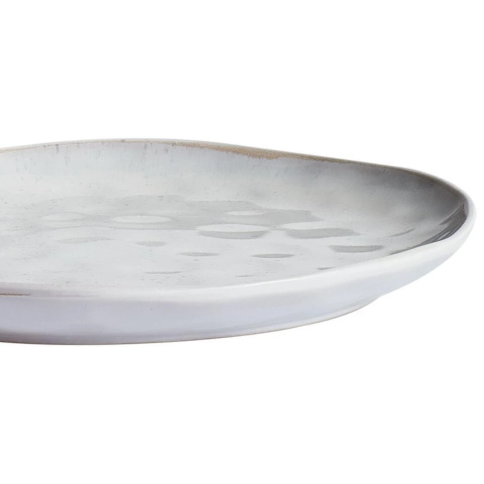 SESAME - Dinerborden Set Van 8 - Lichtgrijs - Steengoed 8 SESAME - Dinerborden Set Van 8 - Lichtgrijs - Steengoed - Afbeelding 8