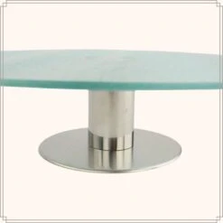 OTIX Taartplateau Luxe Glas Met Voet Draaibaar Taartschaal Taartbord Cake 11 OTIX Taartplateau Luxe Glas Met Voet Draaibaar Taartschaal Taartbord Cake -Luxe Servieswinkel 365c52be54c2455186d0141183508667