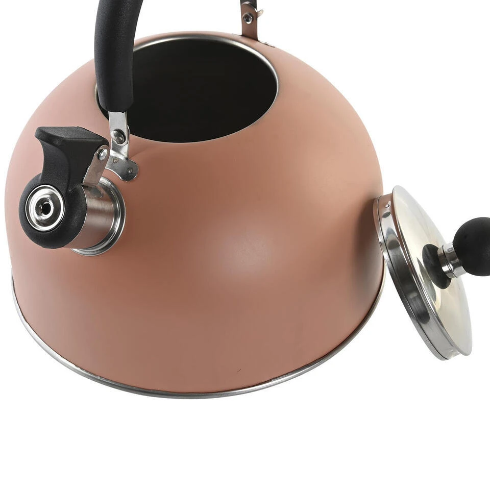 Merkloos Items Kitchen Theepot Matcha - Terracotta Bruin - Inox - 2,5L 2 Merkloos Items Kitchen Theepot Matcha - Terracotta Bruin - Inox - 2,5L - Afbeelding 2