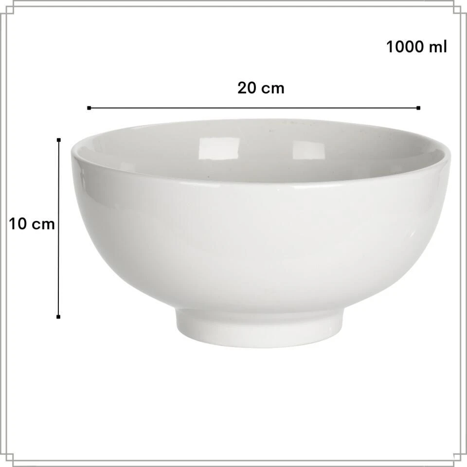 OTIX Pastaborden Bordenset 12 Persoons 20 Cm Porselein BIRCH 5 OTIX Pastaborden Bordenset 12 Persoons 20 Cm Porselein BIRCH - Afbeelding 5