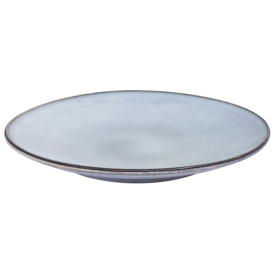 JUNIPER - Dinerborden Set Van 8 - Lichtblauw - Steengoed 5 JUNIPER - Dinerborden Set Van 8 - Lichtblauw - Steengoed - Afbeelding 5