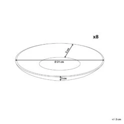 NETTLE - Bijzetborden Set Van 8 - Wit - Steengoed -Luxe Servieswinkel 4274b63b56384c1ca6dcd2ccc7368410