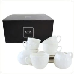 OTIX Serviesset 14-delig Koffiekopjes Met Oor En Schotel Mek En Sui... -Luxe Servieswinkel 45d449cb3e3347a8a1e528a5fa3f51b6