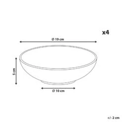 THYME - Diepe Borden Set Van 4 - Donkergroen - Steengoed 10 THYME - Diepe Borden Set Van 4 - Donkergroen - Steengoed -Luxe Servieswinkel 4bdd0d5ed4b84fb4ba055ea54a2deecb