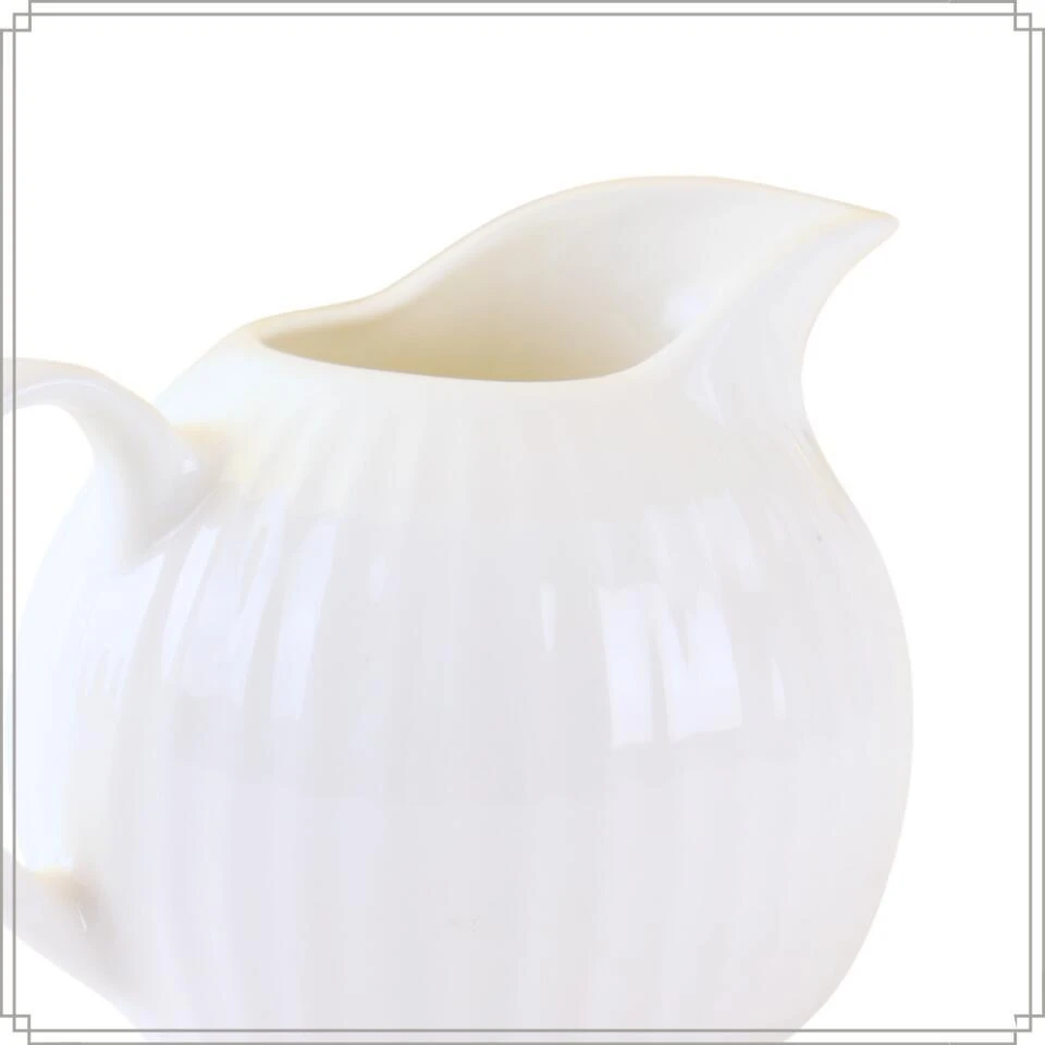 OTIX Melk En Suiker Set Melkkan Suikerpot Met Oor Wit Porselein LUNA 7 OTIX Melk En Suiker Set Melkkan Suikerpot Met Oor Wit Porselein LUNA - Afbeelding 7