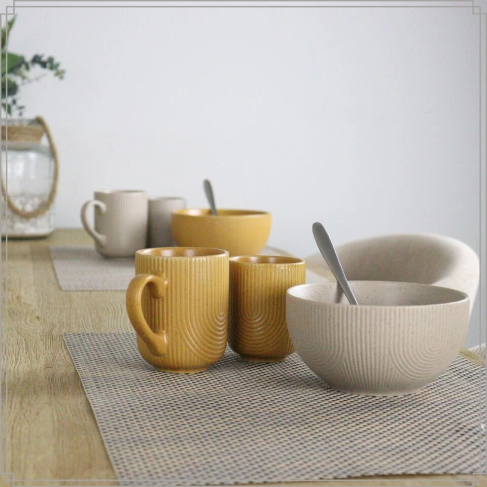 OTIX Soepkommen Zonder Oor Set Van 6 Schaaltjes 600ml Caramel Aardewerk TEAK 4 OTIX Soepkommen Zonder Oor Set Van 6 Schaaltjes 600ml Caramel Aardewerk TEAK - Afbeelding 4