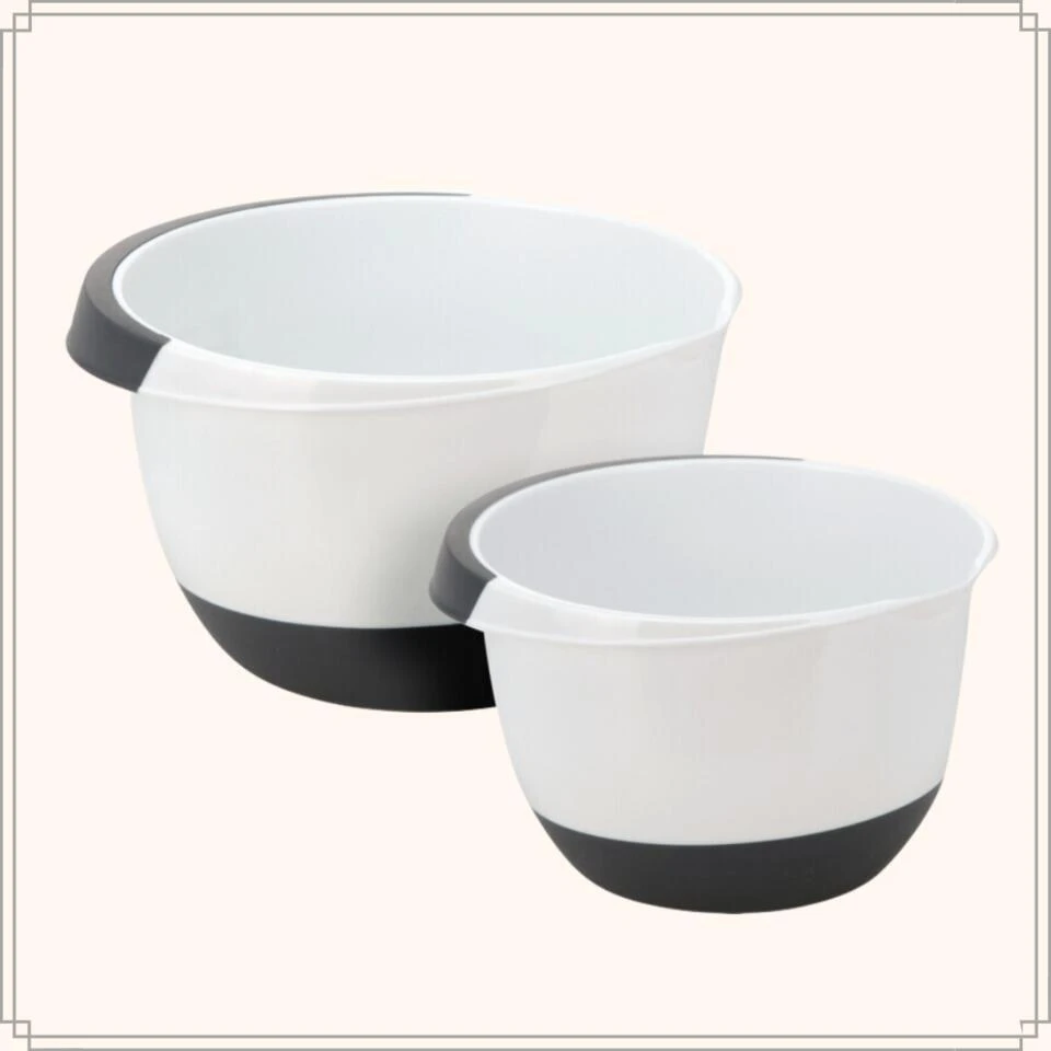 OTIX Mengkom Set 2 Stuks 2 Liter En 3 Liter Kom Kunststof Keukengerei 2 OTIX Mengkom Set 2 Stuks 2 Liter En 3 Liter Kom Kunststof Keukengerei - Afbeelding 2