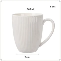 OTIX Serviesset 8-delig Koffiekopjes Met Oor Melk En Suiker Set Wit... -Luxe Servieswinkel 539f3c85bc1847eb96256a360b85c90f