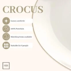 OTIX Serviesset Bordenset 6 Persoons 18-delig Wit Met Gouden Rand Porselein C... 17 OTIX Serviesset Bordenset 6 Persoons 18-delig Wit Met Gouden Rand Porselein C... -Luxe Servieswinkel 54624e8bd30046b08dcbd971056084ee