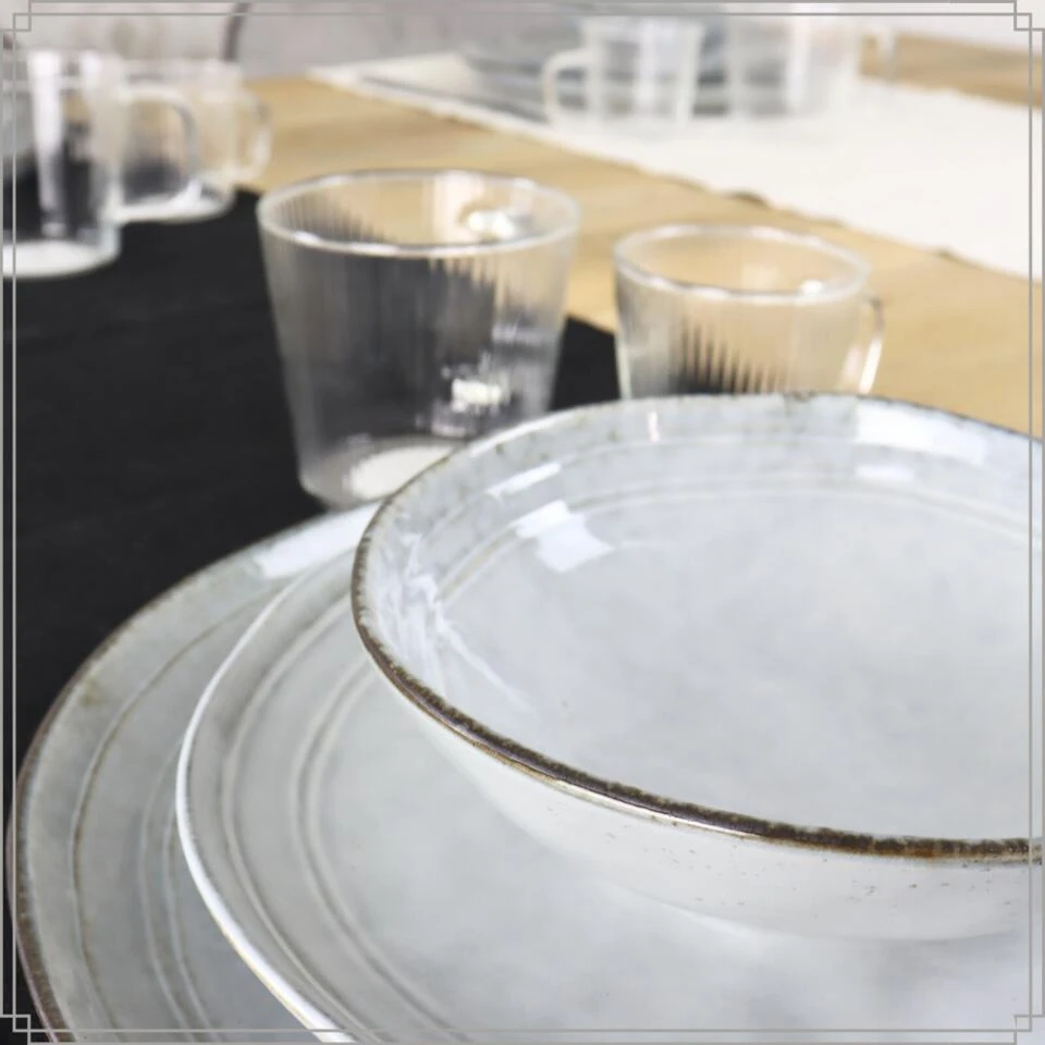 OTIX Soepkommen 6 Stuks Blauw 15cm Soeptassen Keramiek BLUEBELL 5 OTIX Soepkommen 6 Stuks Blauw 15cm Soeptassen Keramiek BLUEBELL - Afbeelding 5