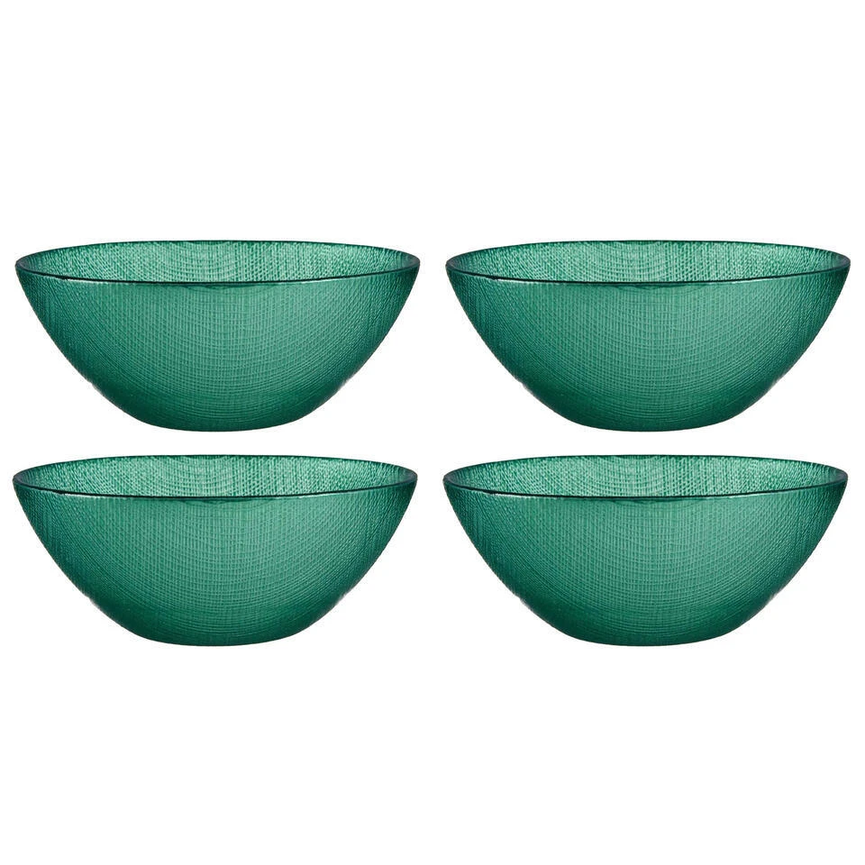 Vivalto Schaaltjes/kommetjes - Murano - Glas - Groen - D15 Cm 4 Vivalto Schaaltjes/kommetjes - Murano - Glas - Groen - D15 Cm - Afbeelding 4