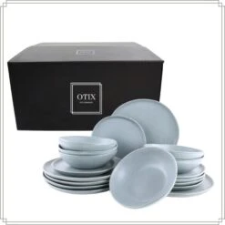 OTIX Serviesset Bordenset 6 Persoon 18-delig Ontbijtborden Dinerborden -Luxe Servieswinkel 5593fc25d3264bfd8eb6e7cfccb472e8