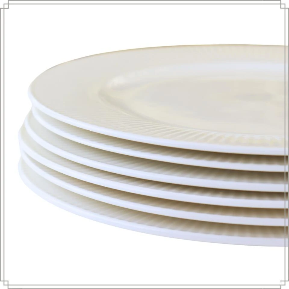 OTIX Dinerborden Bordenset 12 Persoons 27cm Wit Porselein LUNA 7 OTIX Dinerborden Bordenset 12 Persoons 27cm Wit Porselein LUNA - Afbeelding 7