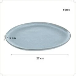 OTIX Dinerborden Bordenset 6 Persoons 27cm Aardewerk OAK -Luxe Servieswinkel 62426017468343fbbdda74af0b4bf857