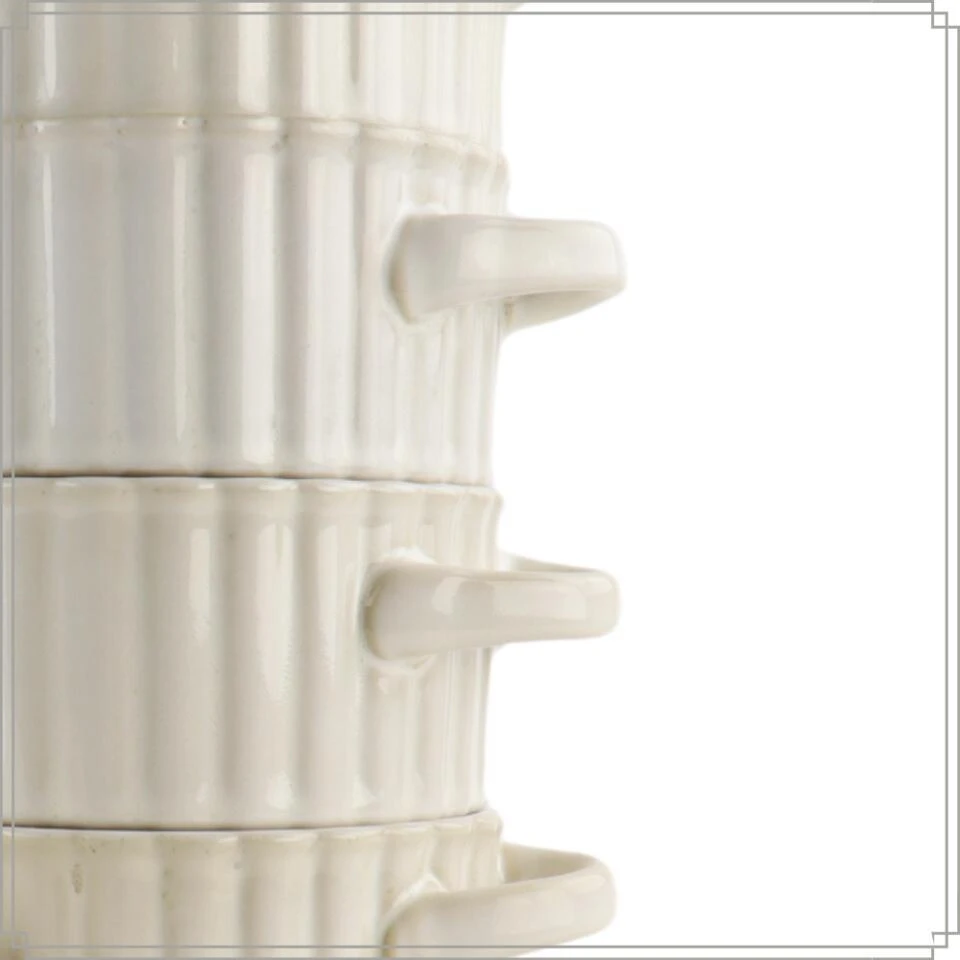 OTIX Soepkommen Met Oor Set Van 6 Stuks Soeptassen Wit Keramiek SOLIS 5 OTIX Soepkommen Met Oor Set Van 6 Stuks Soeptassen Wit Keramiek SOLIS - Afbeelding 5