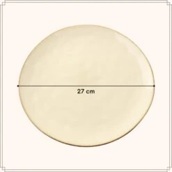 OTIX Dinerborden Bordenset 6 Persoons Beige 27cm Keramiek -Luxe Servieswinkel 64cc3f0a506f4c1aa31e67a1effa52ea