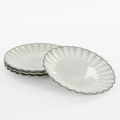 Mica Decorations Corfu Dinerbord - H2,5 X Ø26,5 Cm - Keramiek - Grijs -Luxe Servieswinkel 66455dcc6eb6411197b99ba9411b3f48