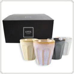 OTIX Koffie Kopjes 4 Stuks 250 Ml Zonder Oor Koffietassen Porselein Hittebest... 15 OTIX Koffie Kopjes 4 Stuks 250 Ml Zonder Oor Koffietassen Porselein Hittebest... -Luxe Servieswinkel 66fe25a9cfd84a63863e2c8a5fee481b