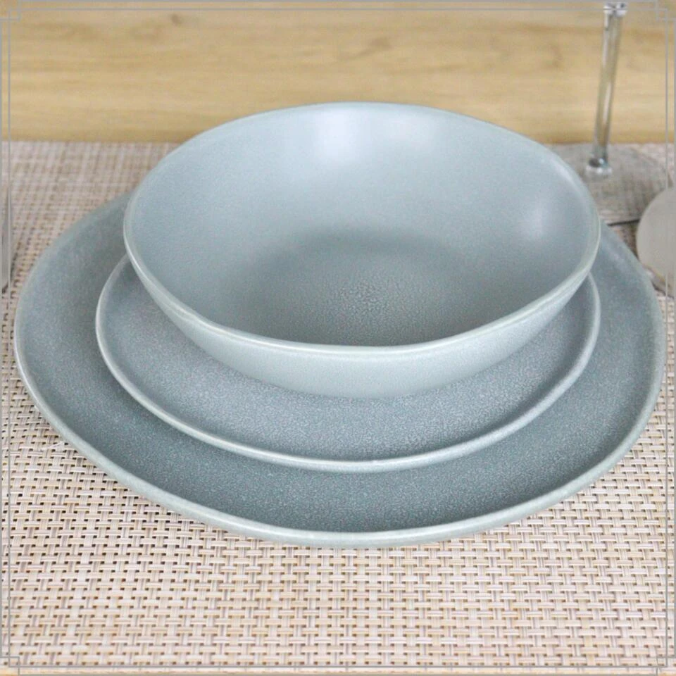 OTIX Ontbijtborden Bordenset 6 Persoons Dessertbord 21cm Aardewerk OAK 2 OTIX Ontbijtborden Bordenset 6 Persoons Dessertbord 21cm Aardewerk OAK - Afbeelding 2