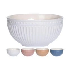 Excellent Houseware Kommen/schaaltjes - D14 X H7 Cm - Ivoor Wit -Luxe Servieswinkel 6d0eb958a8ca40d19dc39070ad13977b