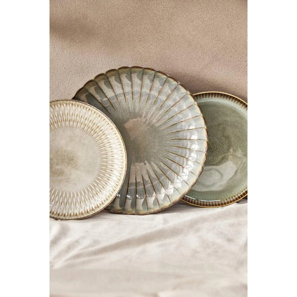 Ontbijtbord Bodhi - Beige Stoneware - Ø21,5 Cm 3 Ontbijtbord Bodhi - Beige Stoneware - Ø21,5 Cm - Afbeelding 3