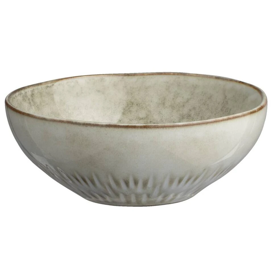 Schaaltje Bodhi - Beige Stoneware - Ø18,5 Cm 1 Schaaltje Bodhi - Beige Stoneware - Ø18,5 Cm