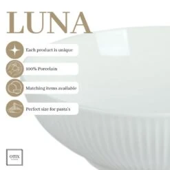 OTIX Pastaborden Bordenset 12 Persoons Diepe Borden Soepborden 20cm... -Luxe Servieswinkel 72c159256b2a45ef9c8f7d96955714a3