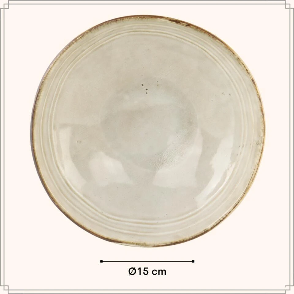 OTIX Soepkommen 6 Persoons Beige 15cm Soeptassen Keramiek LILY 5 OTIX Soepkommen 6 Persoons Beige 15cm Soeptassen Keramiek LILY - Afbeelding 5