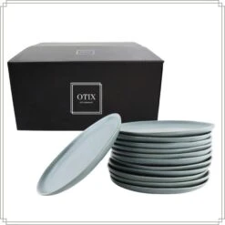 OTIX Ontbijtborden Bordenset 12 Persoons Dessertbord 21cm Aardewerk -Luxe Servieswinkel 75848348968d423794c42de00c9dcc95