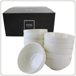OTIX Soepkommen Zonder Oor Set Van 12 Schaaltjes 600ml Wit Porselein 15 OTIX Soepkommen Zonder Oor Set Van 12 Schaaltjes 600ml Wit Porselein -Luxe Servieswinkel 77c092da4ad84f79982a936b32fd10e7