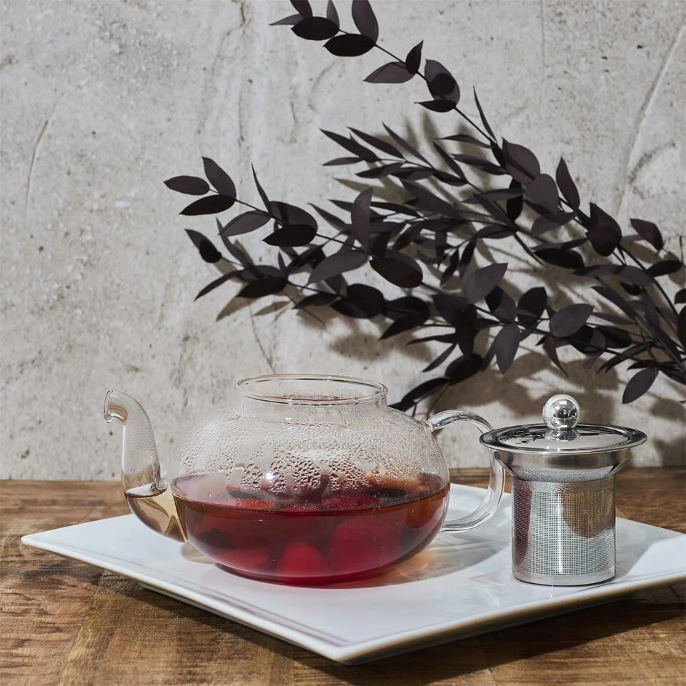 Home Deco Factory Theepot Kensington - Transparant - 700 Ml 2 Home Deco Factory Theepot Kensington - Transparant - 700 Ml - Afbeelding 2