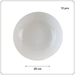 OTIX Pastaborden Bordenset 12 Persoons Diepe Borden Soepborden 20cm... -Luxe Servieswinkel 7f603974fd4c4568bee5031f94448cbf