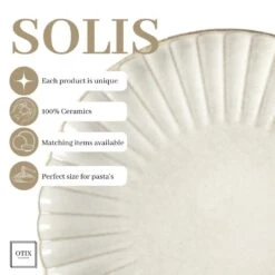 OTIX Diner Bordenset 6 Persoons Onderborden 32cm Wit Keramiek SOLIS 14 OTIX Diner Bordenset 6 Persoons Onderborden 32cm Wit Keramiek SOLIS -Luxe Servieswinkel 800639ffc04144e2972051f359f29ee5