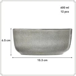 OTIX Soepkommen Zonder Oor Set Van 12 600ml Groen Aardewerk BEECH -Luxe Servieswinkel 8509faf196f944cb9b98e0f70ea1c394