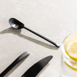 Hioshop WabiSabi Bestekset 24 Delen Roestvrij Staal Zwart -Luxe Servieswinkel 858bf8c04cda480094695a1f50f1fa17