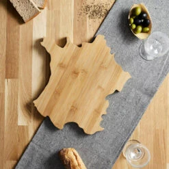 Merkloos Cook Concept Serveerplank France - 30 X 31 Cm - Hout - Plank -Luxe Servieswinkel 8592bb3f881341fe9398320ffa8890b7