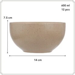 OTIX Soepkommen Zonder Oor Set Van 12 Schaaltjes 600ml Caramel TEAK 13 OTIX Soepkommen Zonder Oor Set Van 12 Schaaltjes 600ml Caramel TEAK -Luxe Servieswinkel 87a32f29540b432aadab6b325ff91980