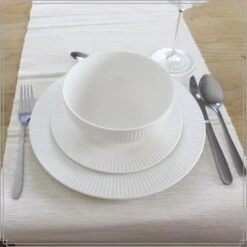 OTIX Dinerborden Bordenset 12 Persoons 27cm Wit Porselein LUNA 11 OTIX Dinerborden Bordenset 12 Persoons 27cm Wit Porselein LUNA -Luxe Servieswinkel 89d4d0eb5e534fa389b52755b60a1386