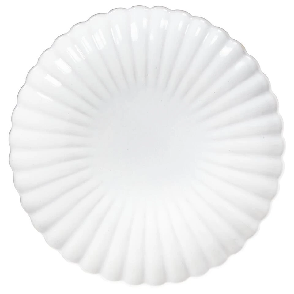 NETTLE - Dinerborden Set Van 4 - Gebroken Wit - Steengoed 6 NETTLE - Dinerborden Set Van 4 - Gebroken Wit - Steengoed - Afbeelding 6