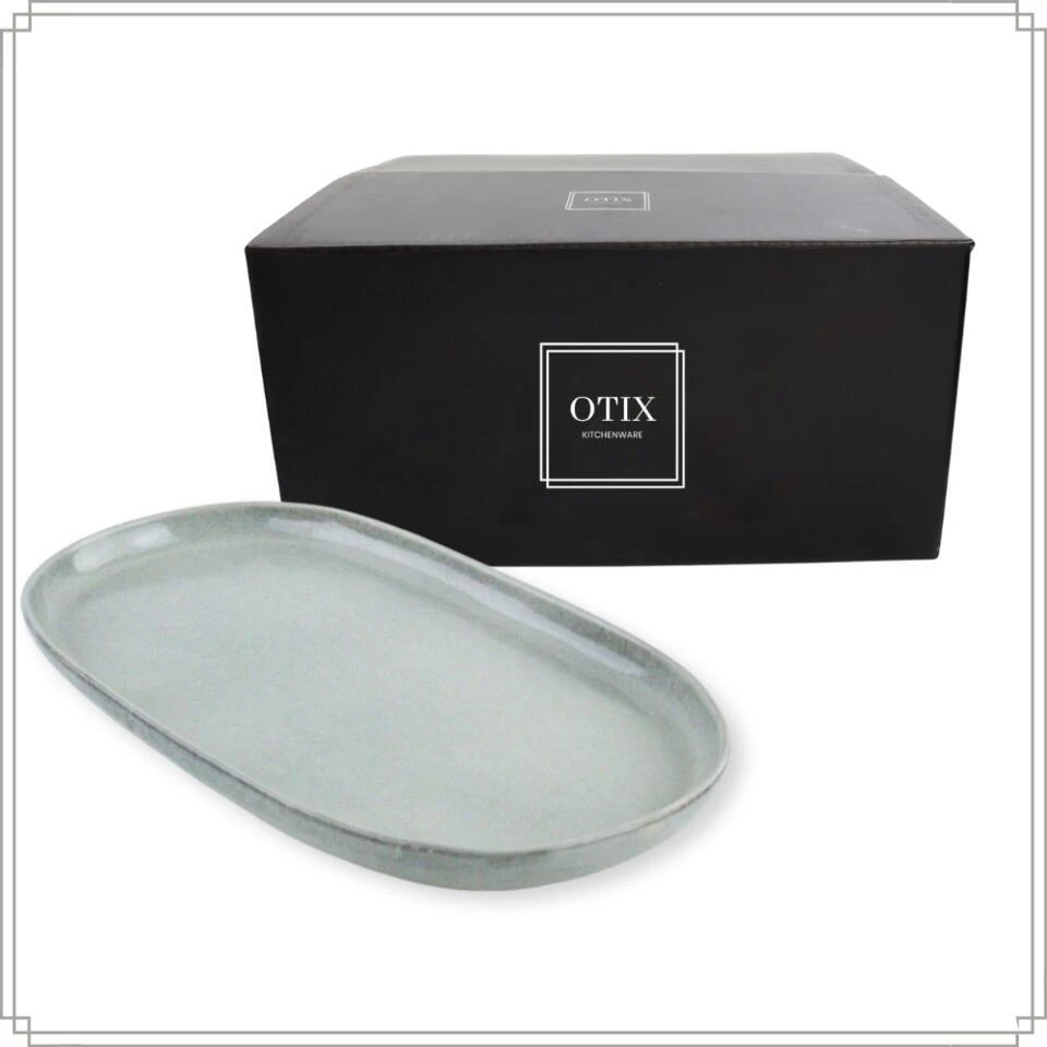 OTIX Serveerschaal Tapas Schaal Ovaal Serveerschotel 31x17 Aardewerk BEECH 8 OTIX Serveerschaal Tapas Schaal Ovaal Serveerschotel 31x17 Aardewerk BEECH - Afbeelding 8