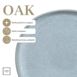 OTIX Ontbijtborden Bordenset 12 Persoons Dessertbord 21cm Aardewerk -Luxe Servieswinkel 930a344ab80748b8a6bcc215844815a7