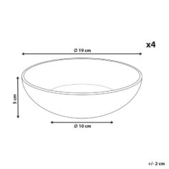 COSTMARY - Diepe Borden Set Van 4 - Grijs - Steengoed 11 COSTMARY - Diepe Borden Set Van 4 - Grijs - Steengoed -Luxe Servieswinkel 94df8d2c57e14bdcbdcca0a86bce2137