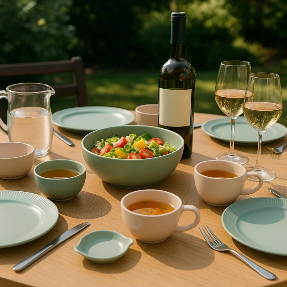 OTIX Serviesset 12 Stuks Aurora - Multikleur 4 OTIX Serviesset 12 Stuks Aurora - Multikleur - Afbeelding 4