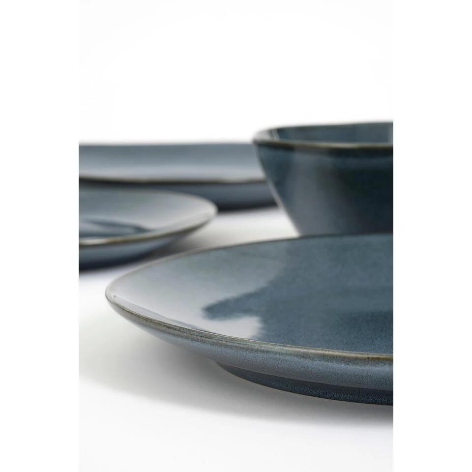 Mica Decorations Racco Serviesset 4 Persoons - Steengoed - Donkergrijs 6 Mica Decorations Racco Serviesset 4 Persoons - Steengoed - Donkergrijs - Afbeelding 6