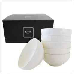 OTIX Soepkommen Zonder Oor Set Van 6 Schaaltjes 600ml Wit Porselein LUNA 15 OTIX Soepkommen Zonder Oor Set Van 6 Schaaltjes 600ml Wit Porselein LUNA -Luxe Servieswinkel 972fa467521c4d108126769bd23cea2a