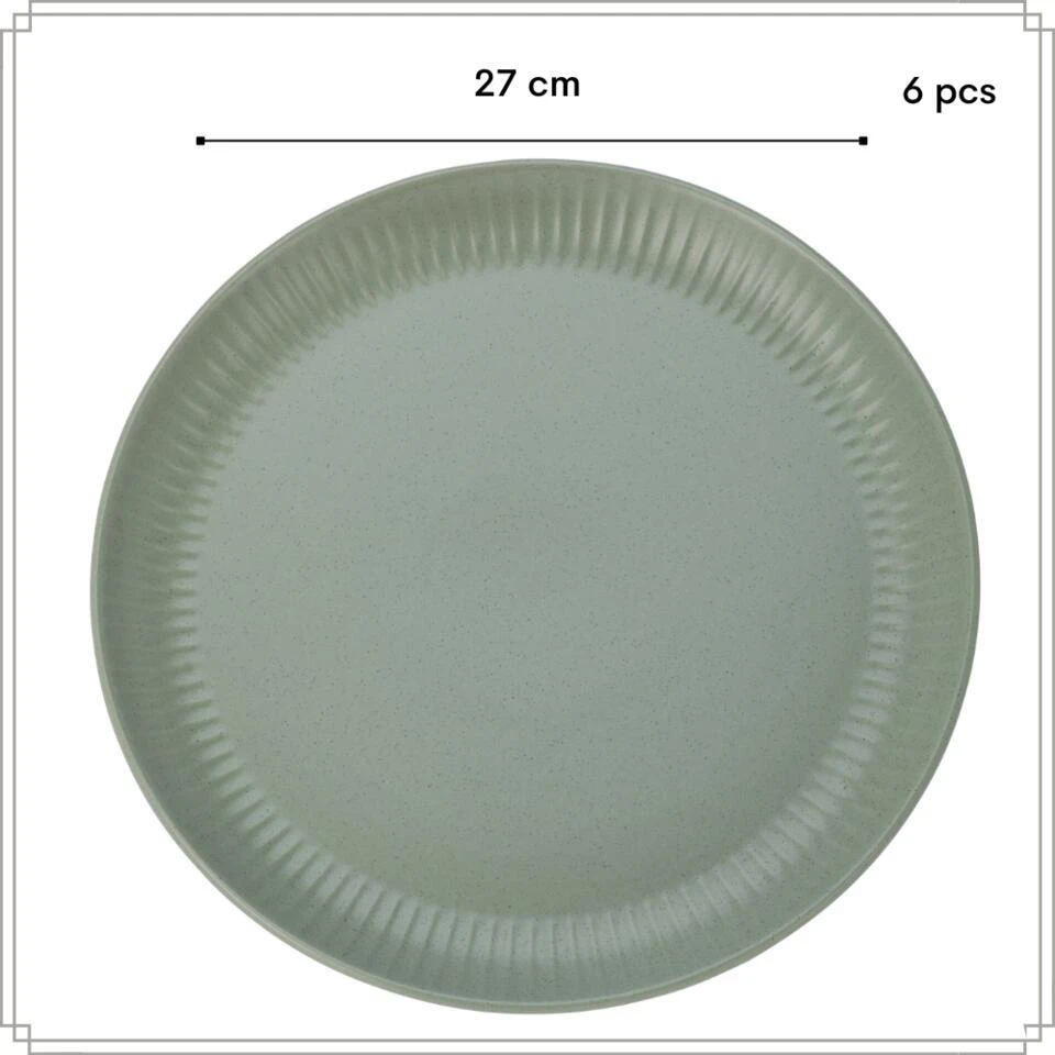 OTIX Dinerborden 6 Stuks Aurora - Multikleur 4 OTIX Dinerborden 6 Stuks Aurora - Multikleur - Afbeelding 4