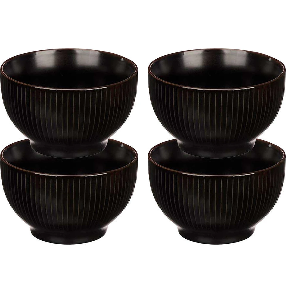 Merkloos Vivalto Schaaltjes/kommetjes - Porselein - Zwart - D14 Cm 4 Merkloos Vivalto Schaaltjes/kommetjes - Porselein - Zwart - D14 Cm - Afbeelding 4