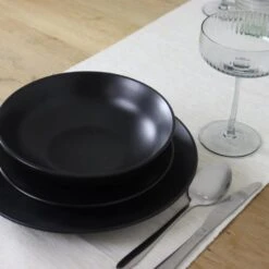 OTIX Ontbijtborden Bordenset Van 12 Stuks 21cm Zwart Aardewerk IVY 14 OTIX Ontbijtborden Bordenset Van 12 Stuks 21cm Zwart Aardewerk IVY -Luxe Servieswinkel a1ad8fb5320f4ceab4829406a4d26d24